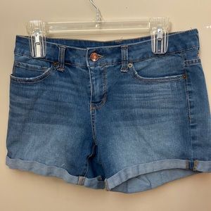 denim shorts